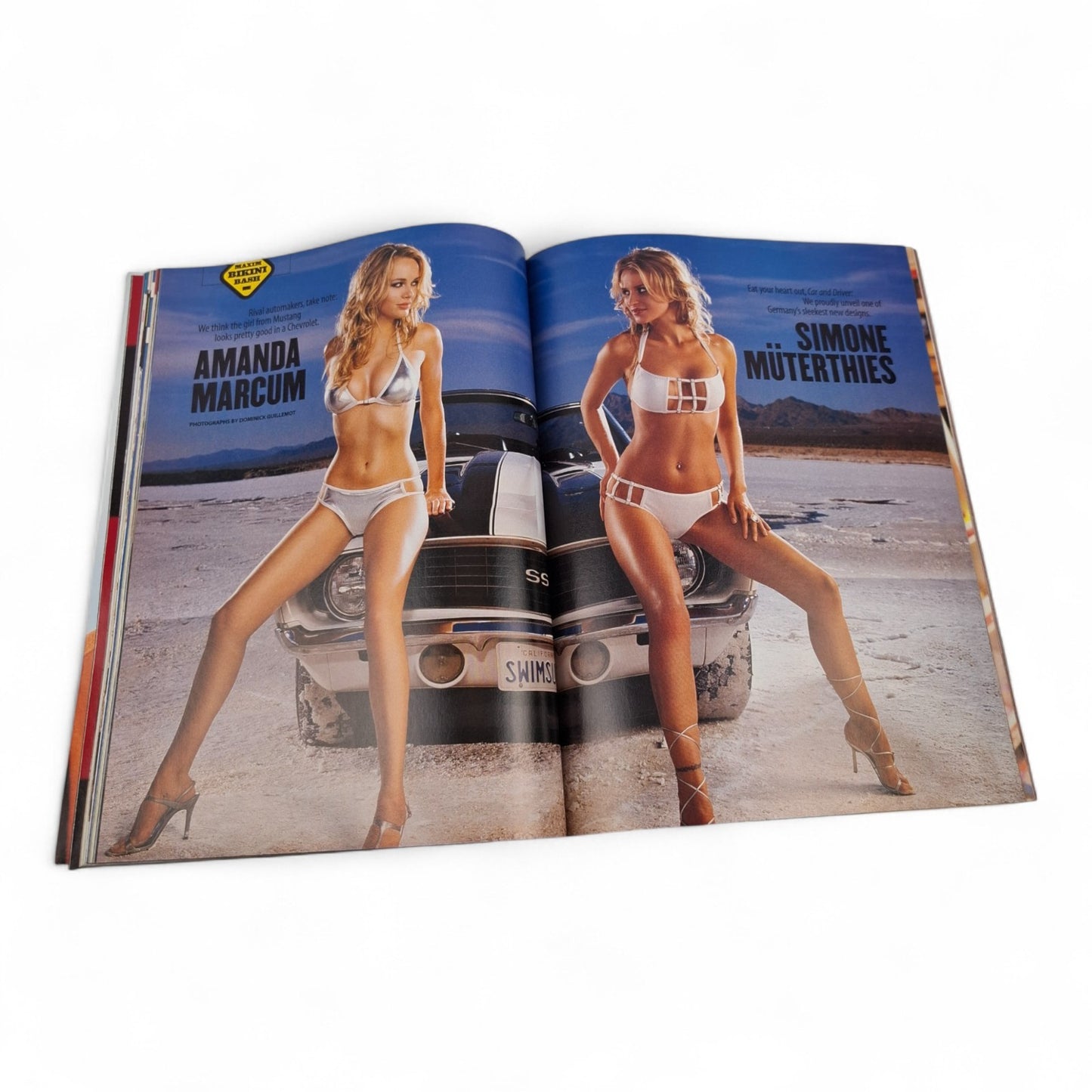 MAXIM Magazine U.S - February 2002 Swimsuit Issue AMANDA MARCUM