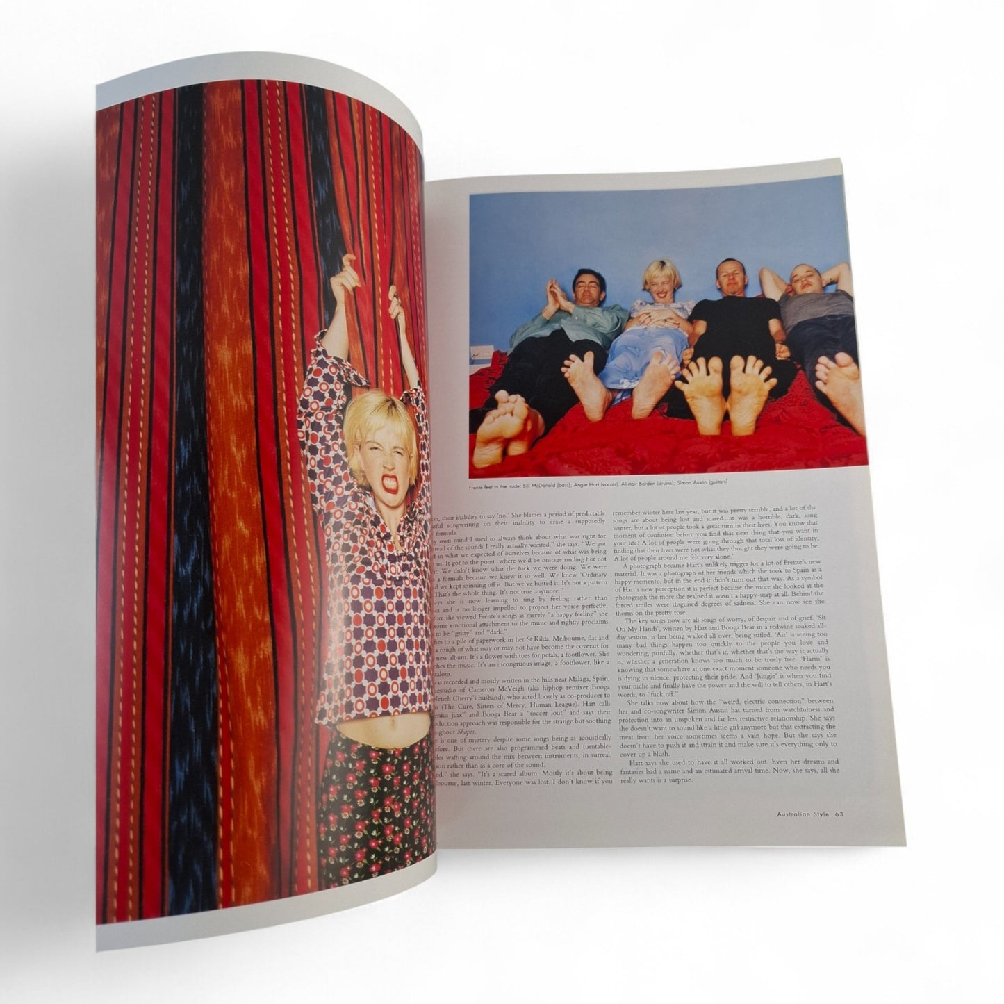 KYLIE MINOGUE Australian Style Magazine, Issue Nick Cave And Kylie Royal Family