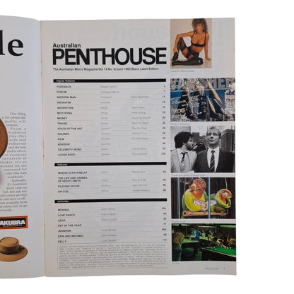 Australian Penthouse Magazine June 1993 Leisa Ryan / Monika Rice