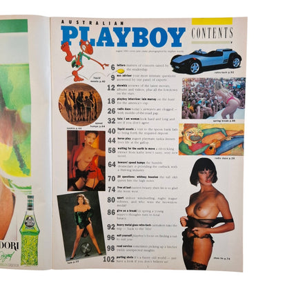 Australian Playboy Magazine August 1991  Julie Clarke / Tula / Saskia Linssen