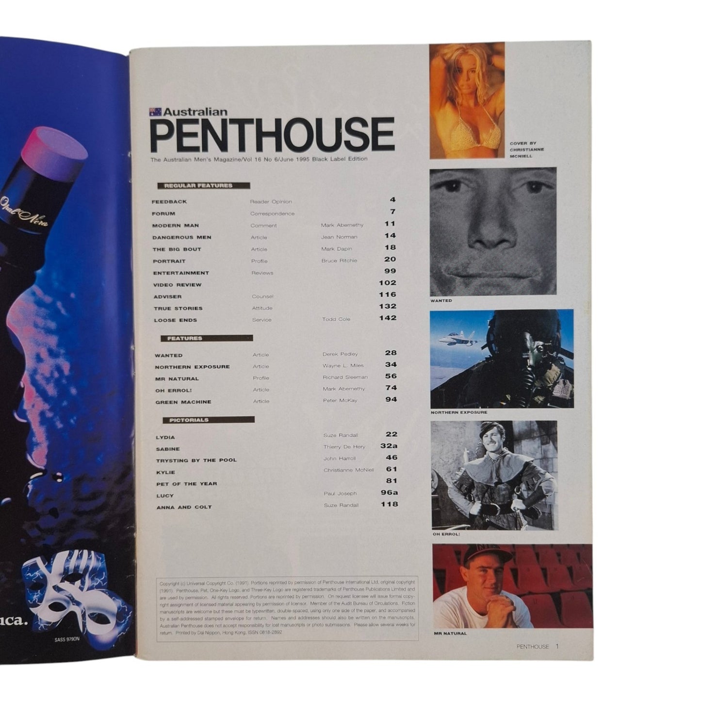 Australian Penthouse Magazine June 1995 Sandi Alexander / Kylie Ingram