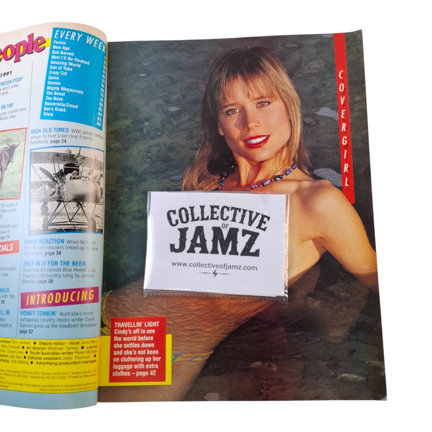 Australian PEOPLE MAGAZINE April 1991 Cindy Woods