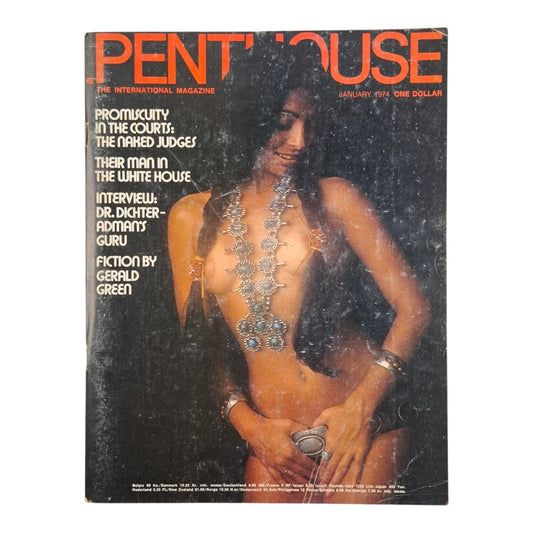 Penthouse Magazine U.S. January 1974 Claudia Arena / Paula Kite