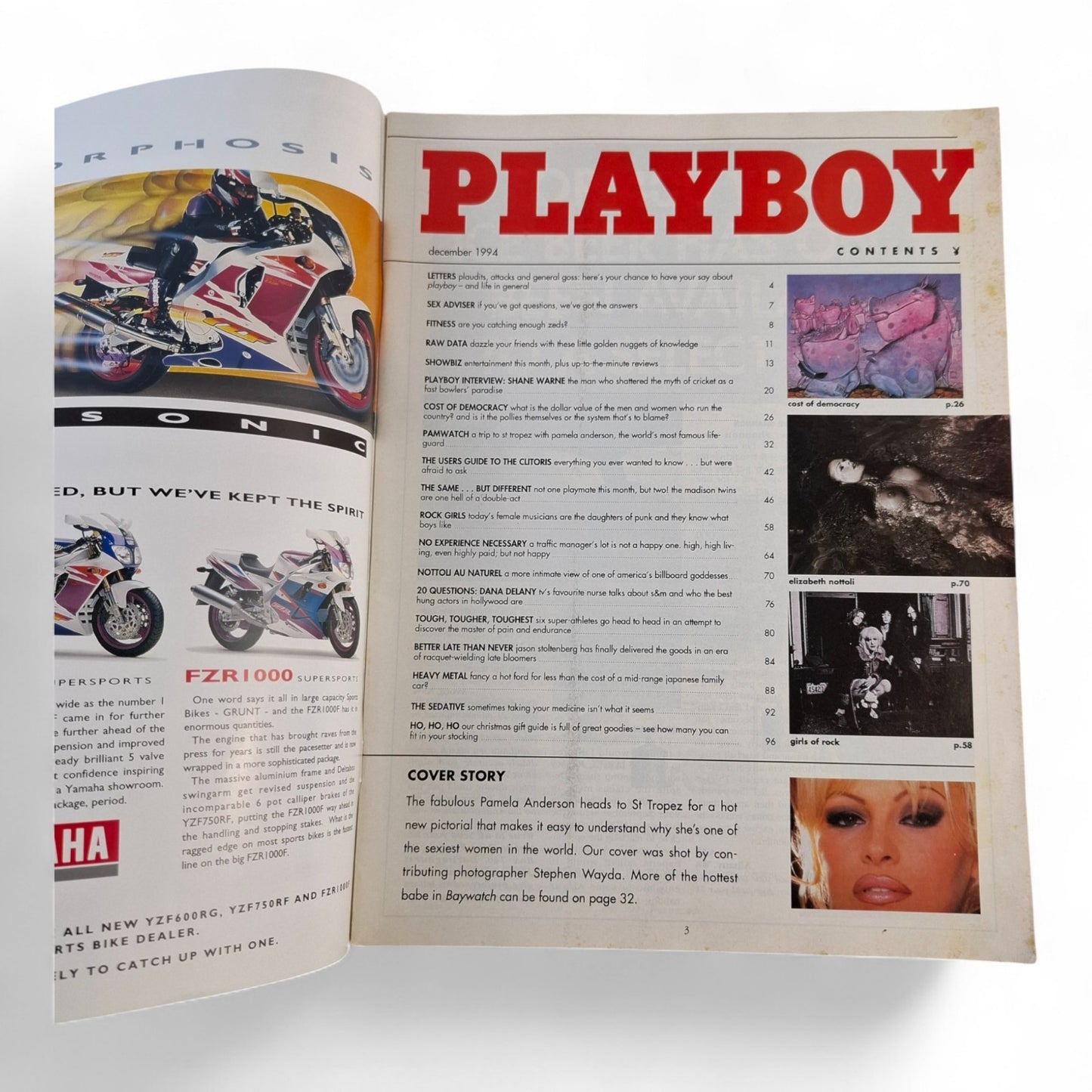 Australian Playboy Magazine December 1994 Pamela Anderson