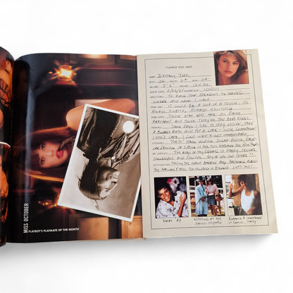 PLAYBOY MAGAZINE October 1990  Melissa Evridge Brittany York