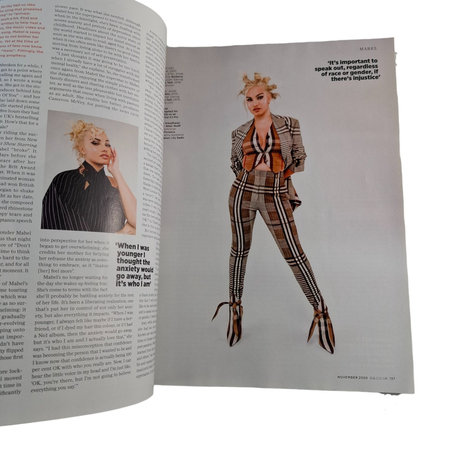 GQ Magazine U.K November 2020 Armie Hammer Cover RARE