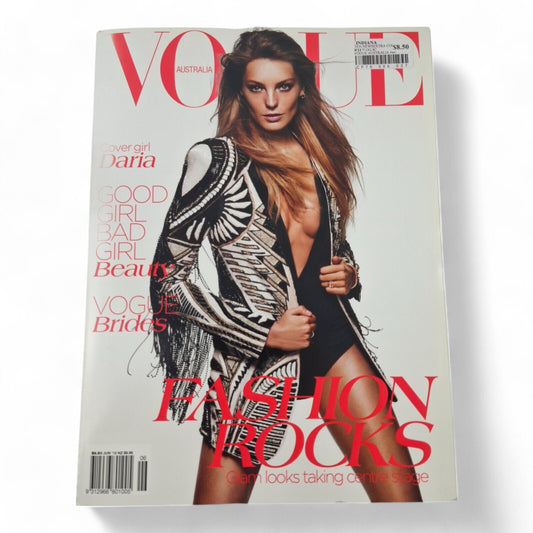 Vogue Australia Magazine June 2012 Daria Werbowy Cover EXCELLENT COMPLETE