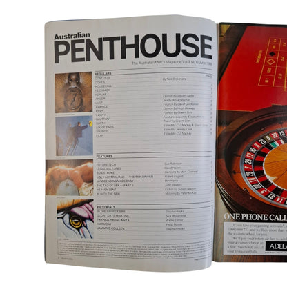 Australian Penthouse Magazine June 1988 Martina Walter / Debbie Savo