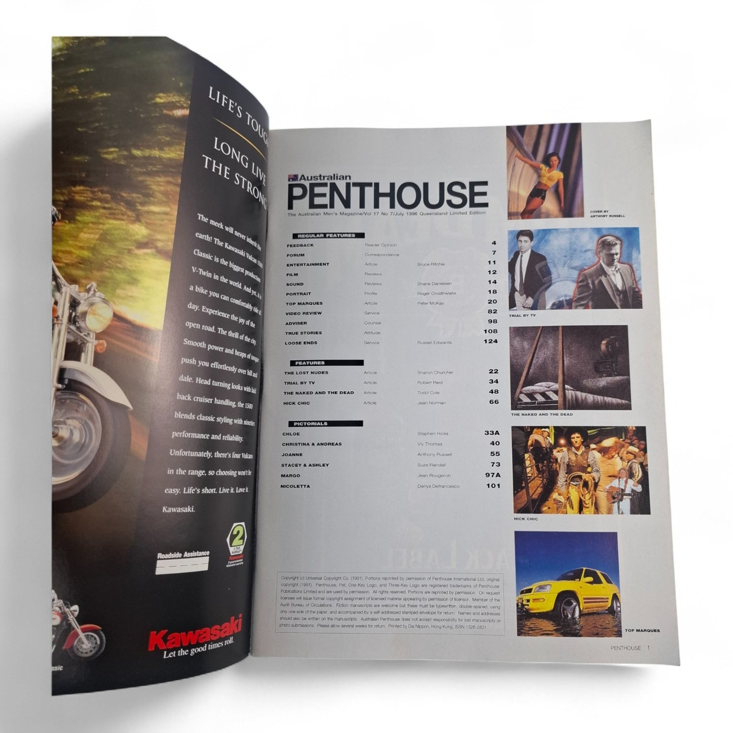 Australian Penthouse Magazine - Limited Edition July 1996 Joanna DeRoache