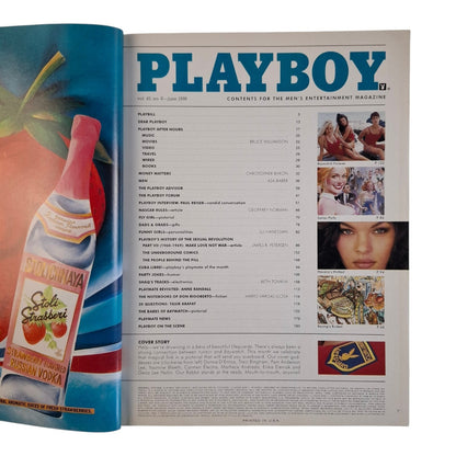 PLAYBOY MAGAZINE June 1998 Baywatch Pamela Anderson / Yasmine Bleeth