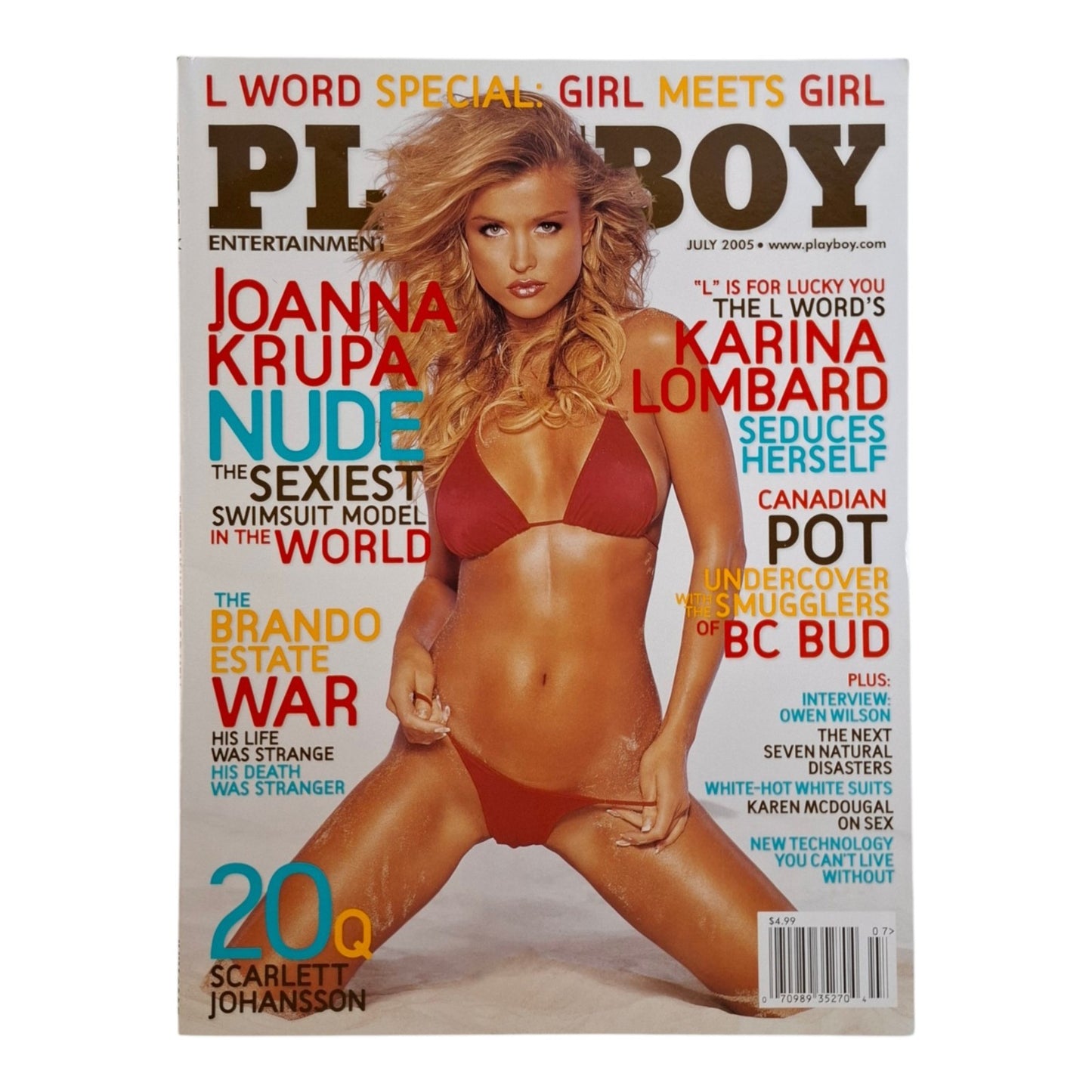 Playboy Magazine July 2005 Joanna Krupa /  Qiana Chase