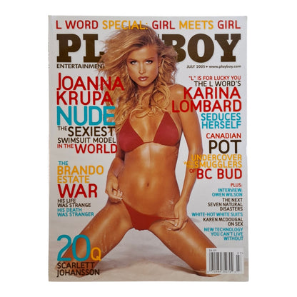 Playboy Magazine July 2005 Joanna Krupa /  Qiana Chase
