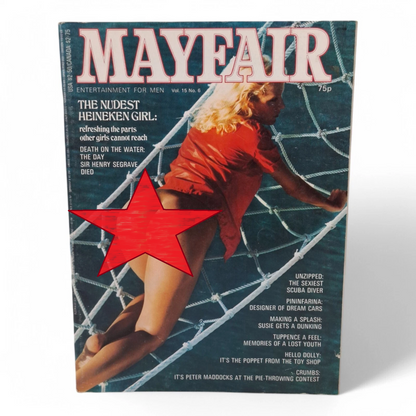 Vintage Mayfair Magazine Vol. 15 No. 6 June 1980 Jo Peace