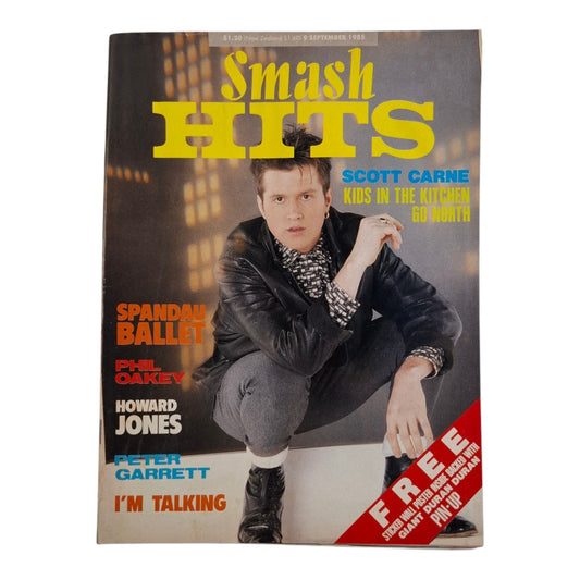 Smash Hits Magazine Australia September 1985 Scott Carne / Spandau Ballet