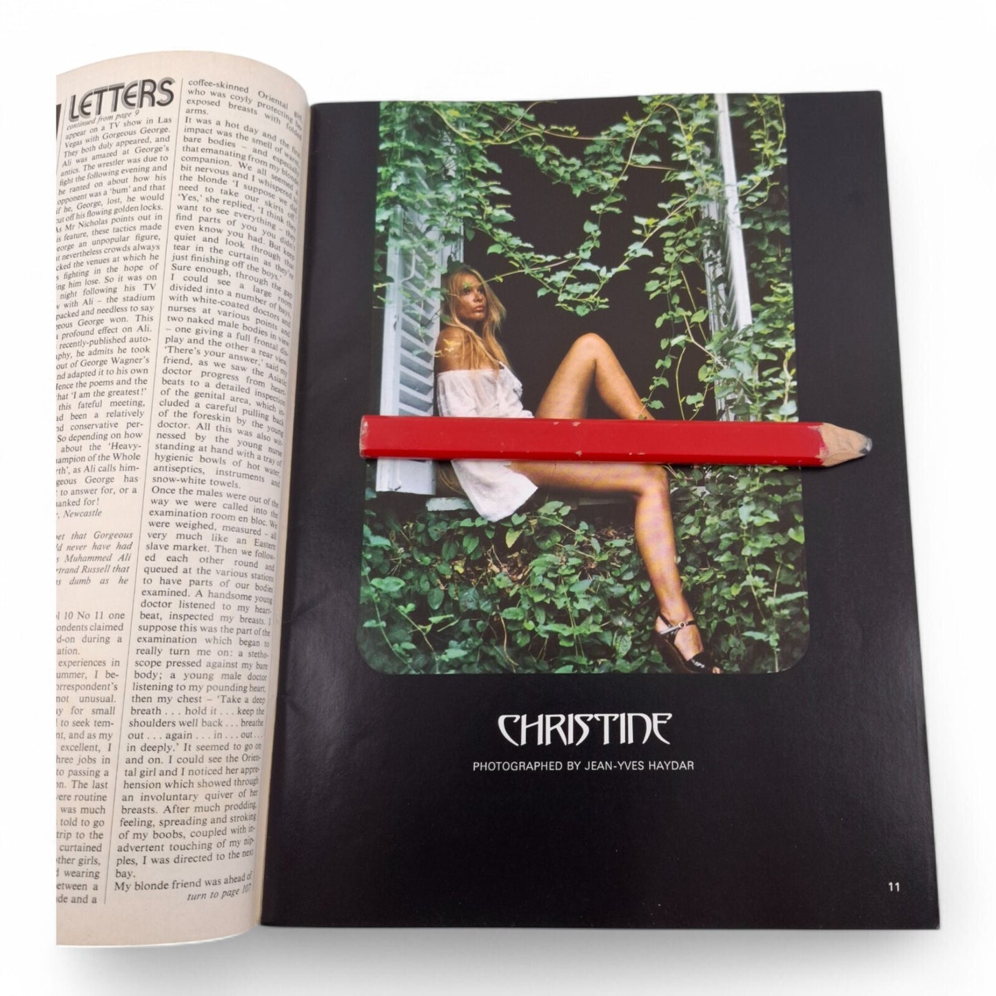 Mayfair Magazine Vol. 11 No. 4 April 1976 Cover Playboy Charlotte Hayes