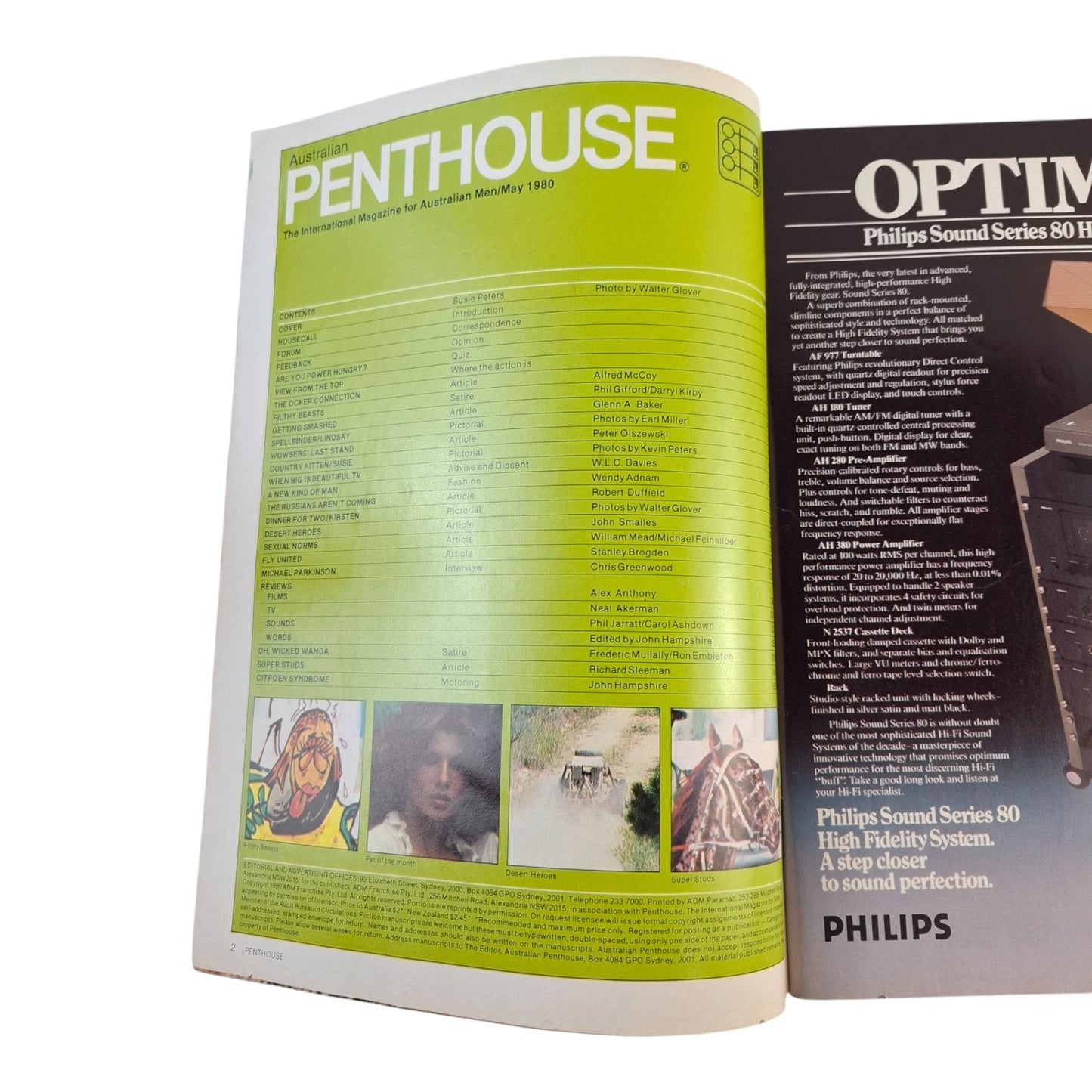 AUSTRALIAN PENTHOUSE Men's Magazine May 1980 Susie Peters