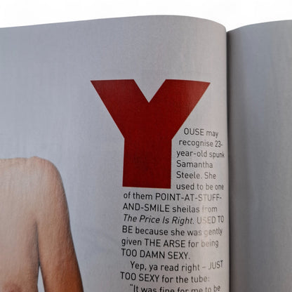 The Picture Magazine Australia #890 September 2005 Sam Samantha Steele