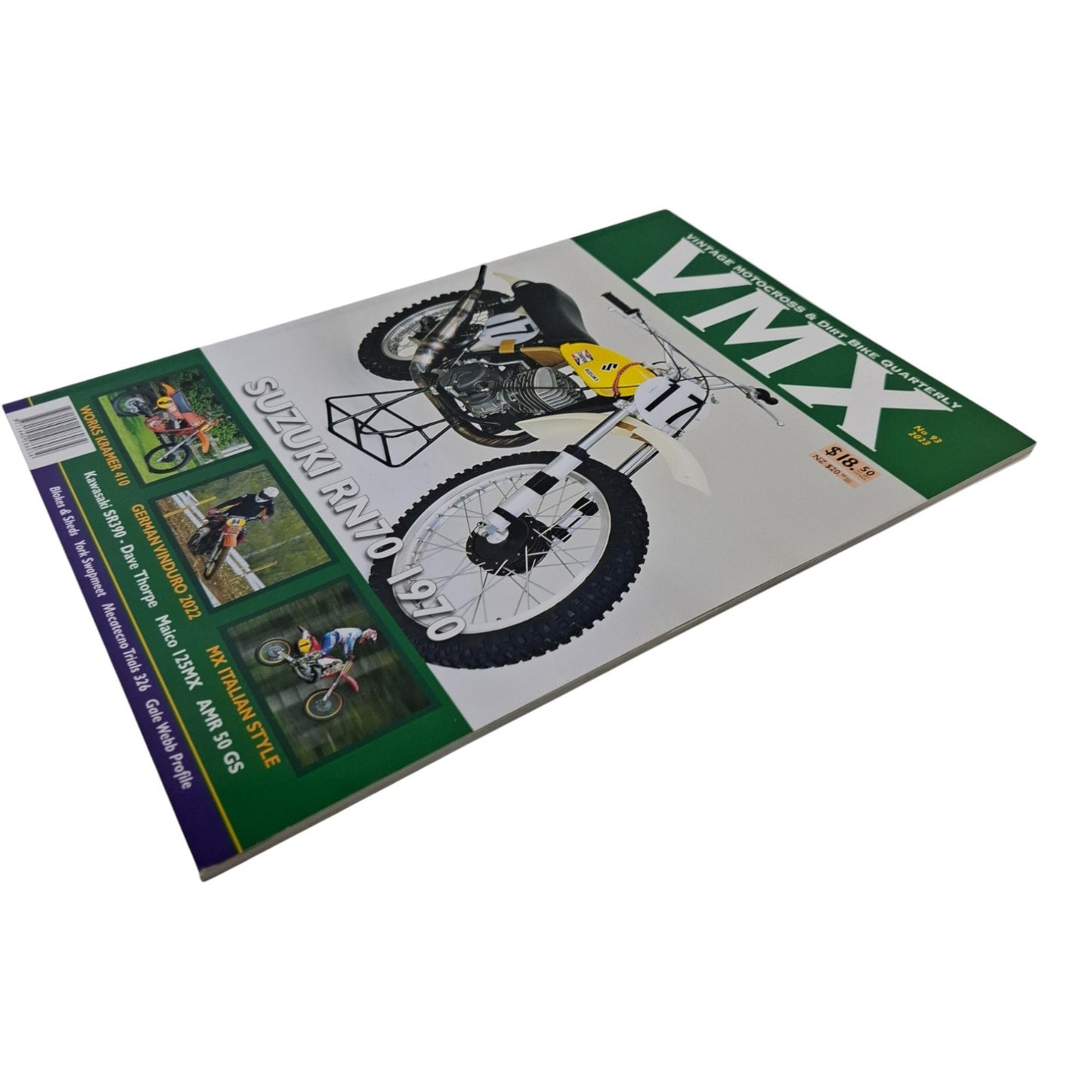 VMX Dirt Bike Magazine No 93 2023 Magazine Suzuki RN70 1970 / Works Kramer 410