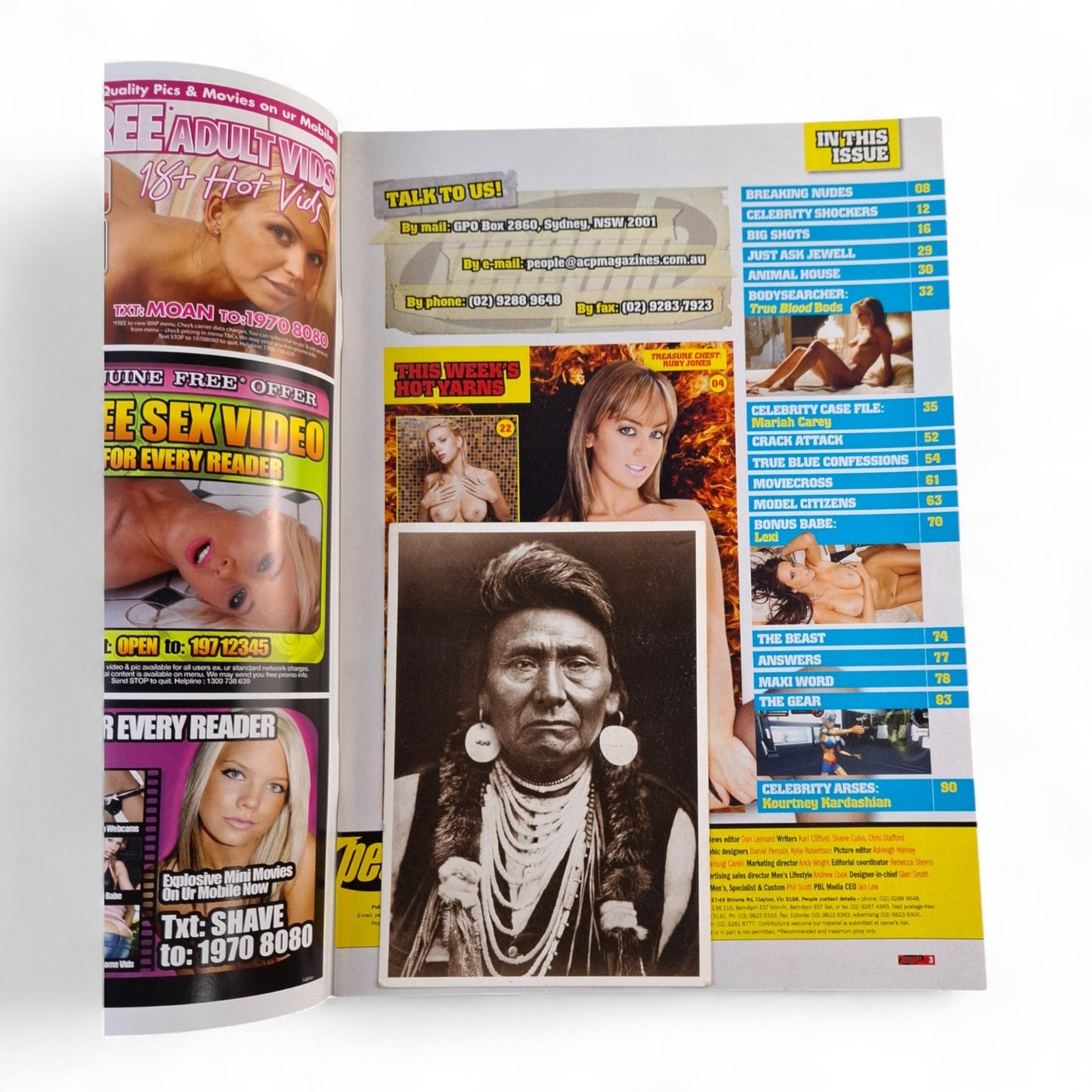 Australian People Magazine September 2009 Ruby Jones Rebecca Morgan