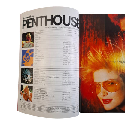 AUSTRALIAN PENTHOUSE Magazine November 1987 Amanda Wolfe / Elle Anthony