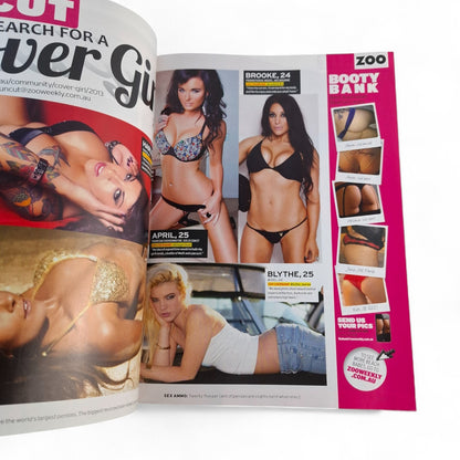 ZOO Weekly Magazine Australia #382 July 2013 April Vaughan