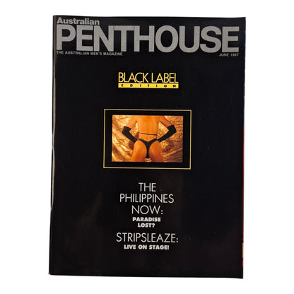 AUSTRALIAN PENTHOUSE Magazine June 1987 Melanie Peake / Sandra Nelson