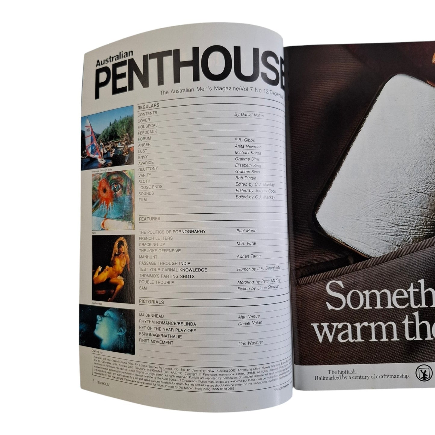 AUSTRALIAN PENTHOUSE Men's Magazine December 1986 Belinda White / Maidenhead