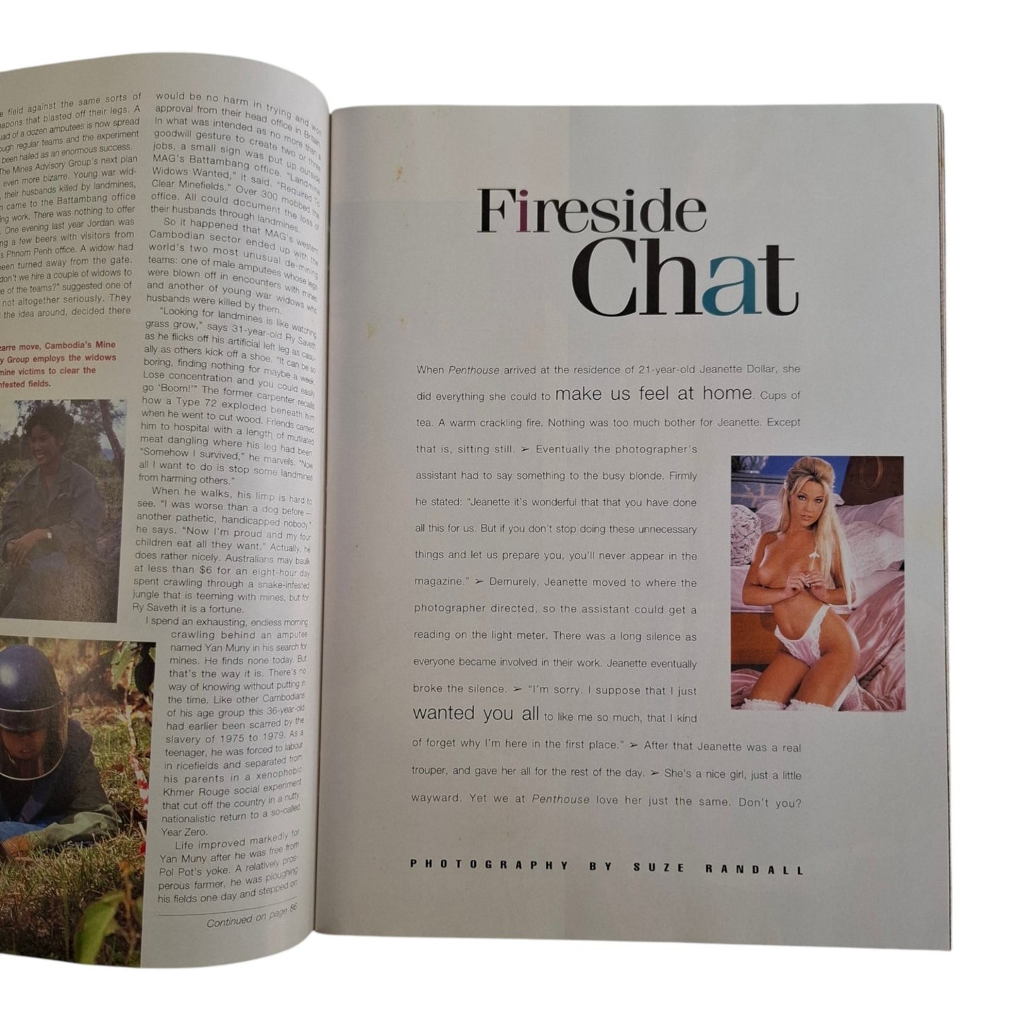 Australian Penthouse Magazine September 1996 Renee Eaves / Jeanette Dollar
