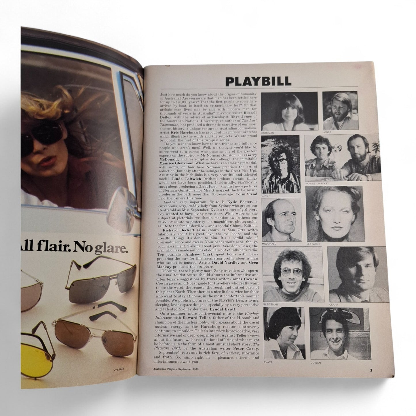 AUSTRALIAN PLAYBOY Magazine September 1979 Kylie Foster