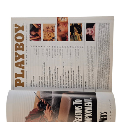 Playboy Magazine December 1990 Twin Peaks Sherilyn Fenn / Morgan Fox