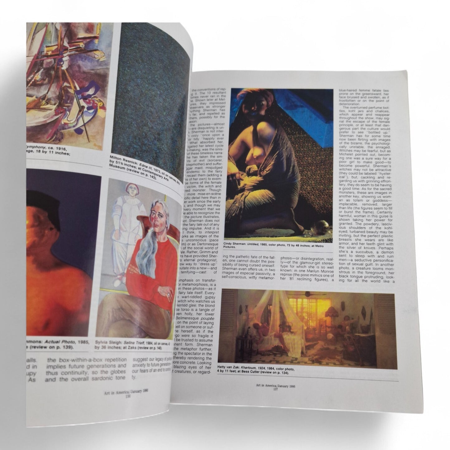 ART IN AMERICA MAGAZINE Issue 1 January 1986 - Man Ray