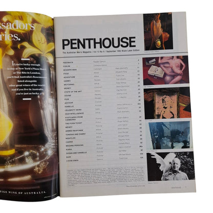 AUSTRALIAN PENTHOUSE Magazine September 1992 Wendy Joseph / Isabelle Saxe