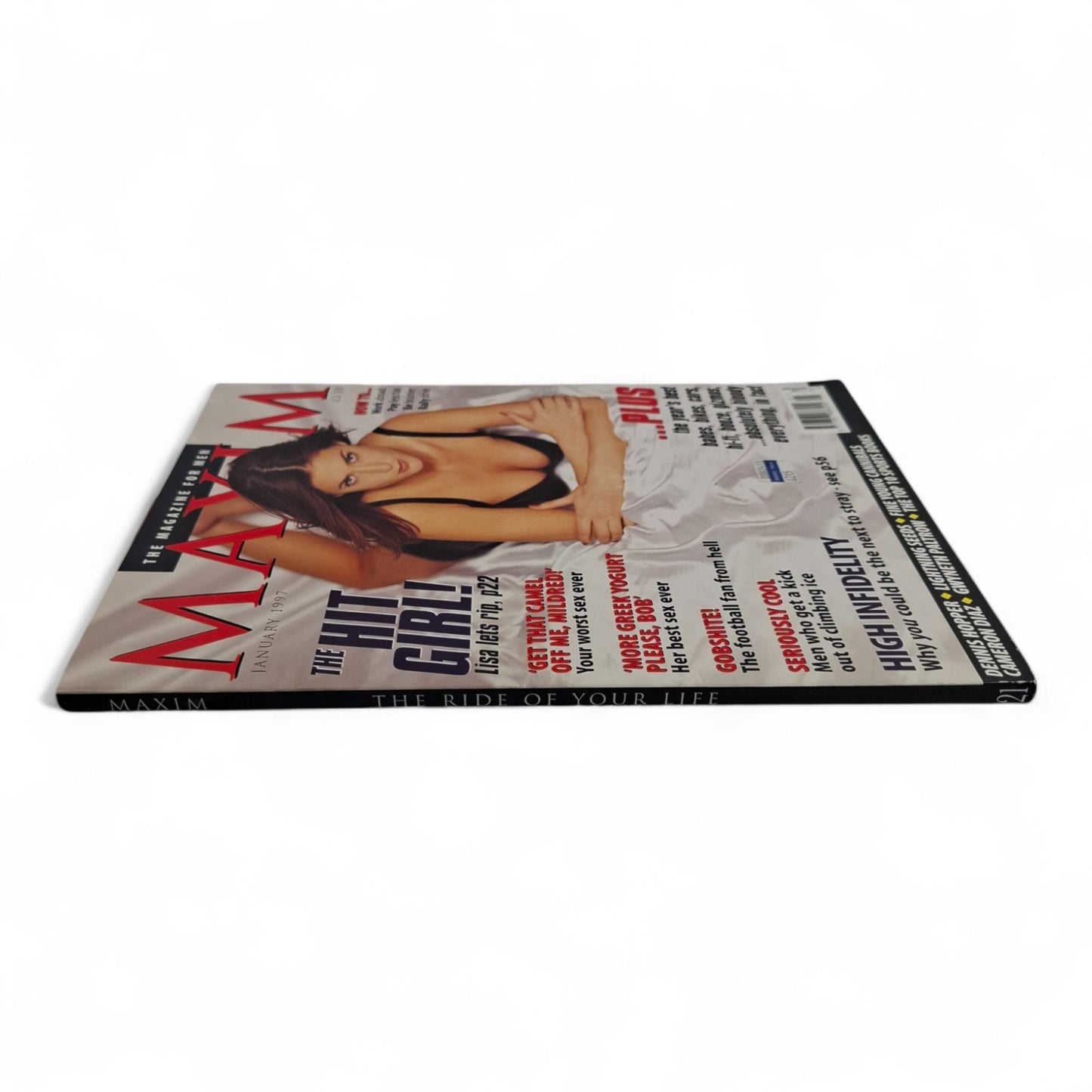 MAXIM - The Magazine For Men Issue 21 January 1997 LISA SNOWDON, COURTENEY COX