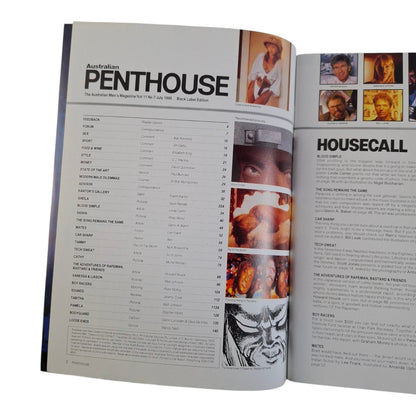 Australian Penthouse Magazine July 1990 W/ Calendar Tammy Cook / Sheila
