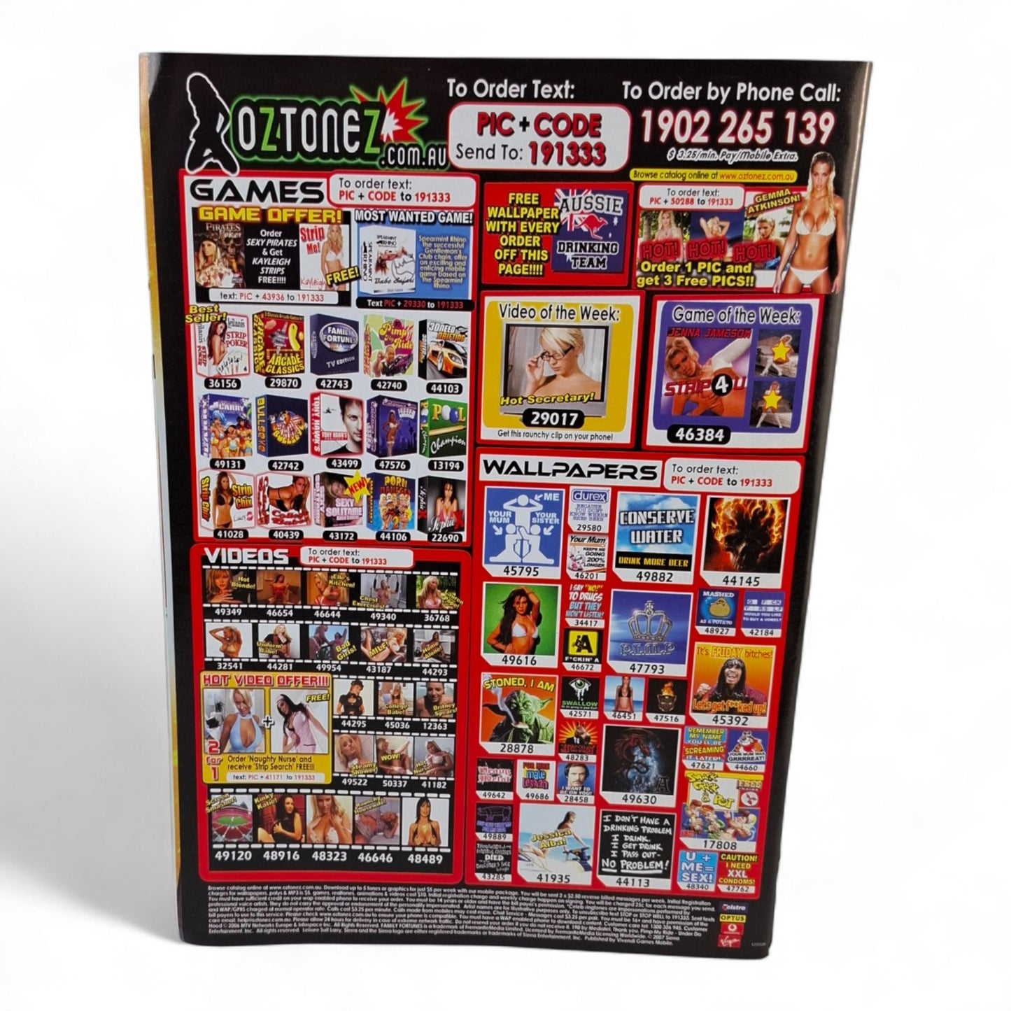 The Picture Magazine Australia #1005 December 2007 Amy Alexandra