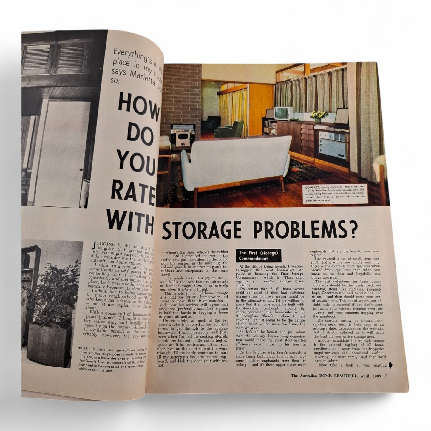 Australian Home Beautiful - April 1968 - Magazine