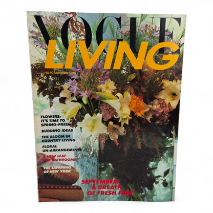 Vintage Vogue Living Australia Magazine - September No.5 1983