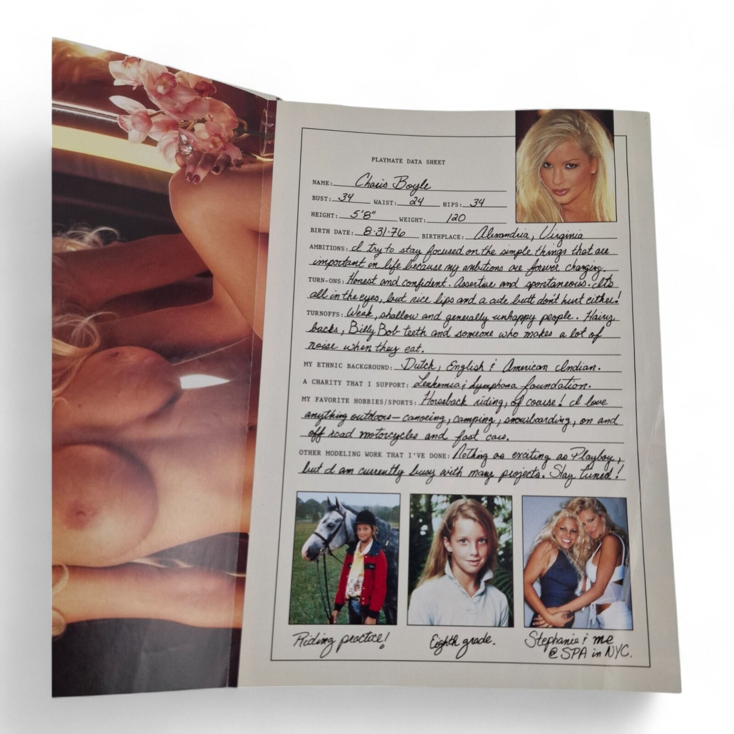 Playboy Magazine February 2003 Alison Eastwood Cover COMPLETE