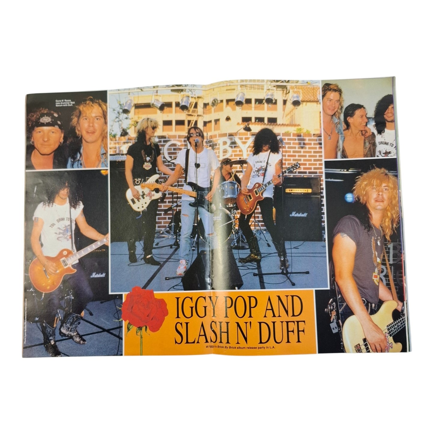 Hot Metal #20 Music Magazine (October 1990) - Aerosmith - Iggy Pop - Slash
