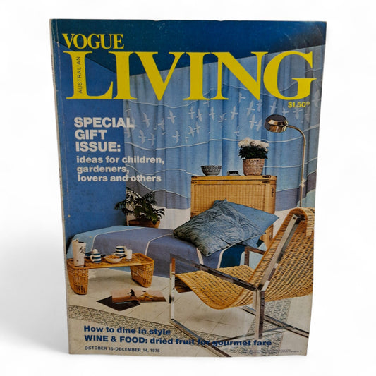 Vintage Vogue Living Australian Magazine - No. 5 1975