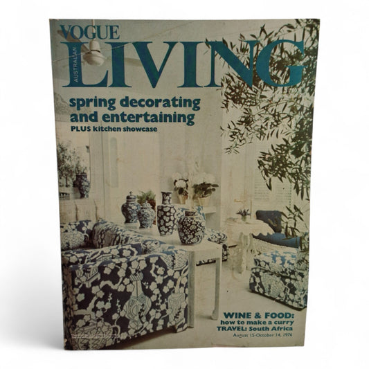 Vintage Vogue Living Australian Magazine - No. 4 1976