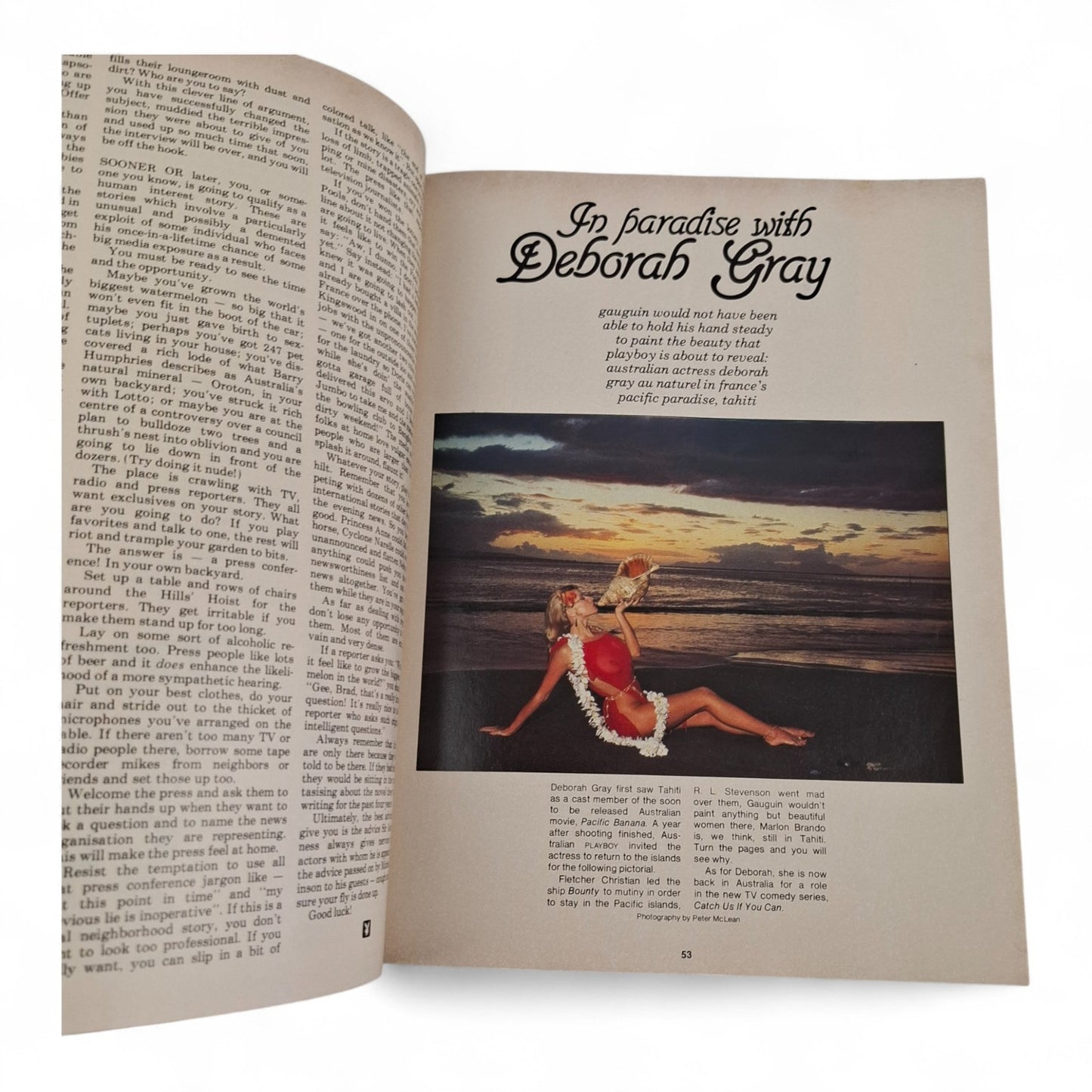 Australian Playboy: March 1981 - Magazine / Willie Nelson, Deborah Gray