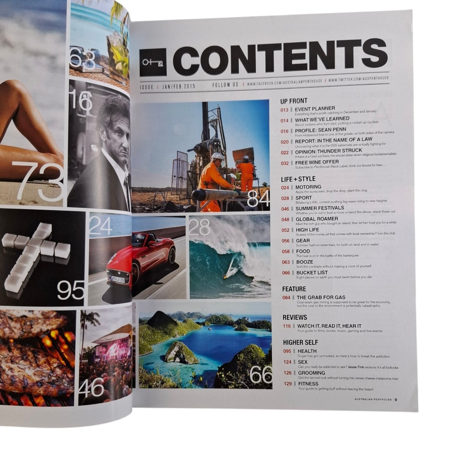 Australian Penthouse Magazine January Feb 2015 Samantha Saint / Isabella