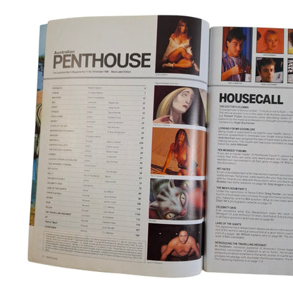 Australian Penthouse Magazine October 1990 Kelly Hall / Domina Ivanovsky