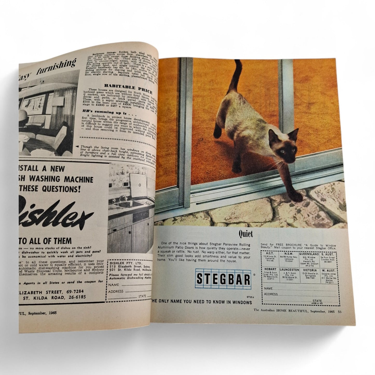 Australian Home Beautiful - September 1965 - Magazine