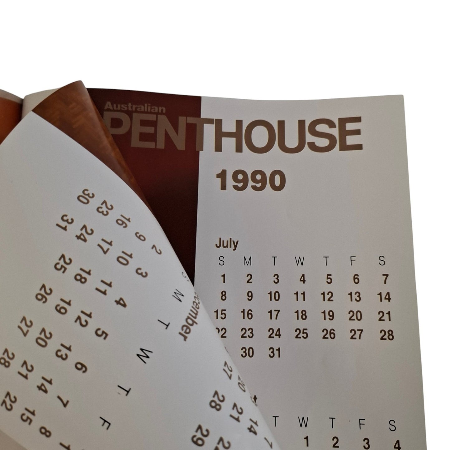 Australian Penthouse Magazine July 1990 W/ Calendar Tammy Cook / Sheila