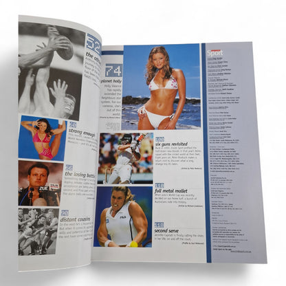 Inside Sport Magazine #114 July 2001 HOLLY VALLANCE BEN COUSINS CRICKET