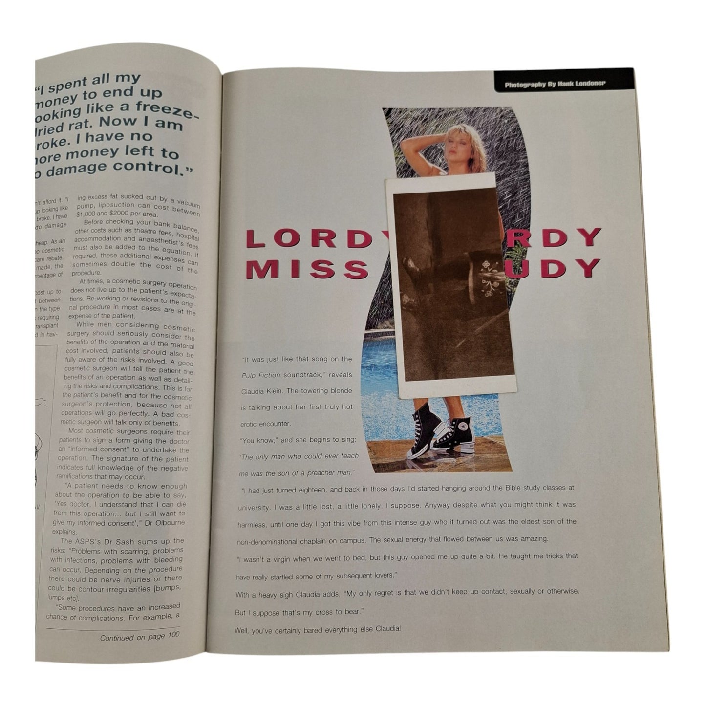 Australian Penthouse Magazine -Black Edition May 1996 Reagan Foxxx / Kayla