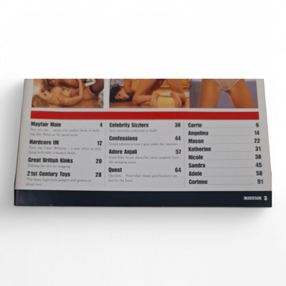 Mayfair Magazine Volume 39 No. 1 January 2004 U.K Playboy