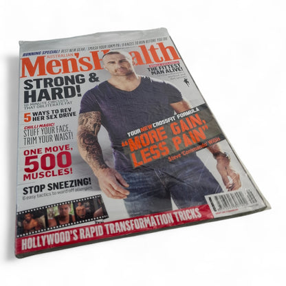 Australian Men's Health magazine - September 2014 - Steve Commando Willis NEW